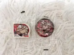 鬼滅の刃　童磨　くら寿司　びっくらポン 缶バッジ・消しゴム　2点セット