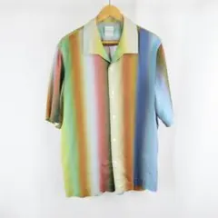 Paul Smith マルチカラー グラデーション ストライプ シャツ XLのサムネイル