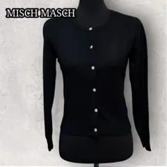 MISCH MASCH ミッシュマッシュ ビジューボタン カーディガン M 黒のサムネイル