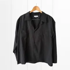【Rocky Monroe】ブラック シャツジャケット（上着） Lサイズのサムネイル