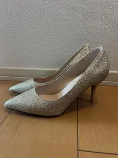 ウエディング　花嫁　パンプス　シューズ　7cmヒール