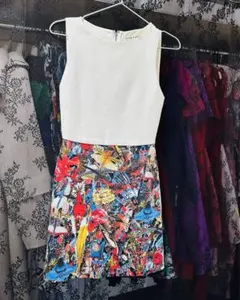 訳あり激安alice + olivia ノースリーブミニワンピース