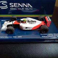 アイルトンセナ/ミニチャンプス1/43マクラーレンホンダMP4/6(タバコ仕様)