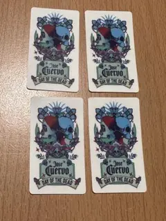 クエルボ非売品ステッカー青4枚 DAY OF THE DEAD