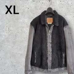 古着　Levi’s リーバイス　ボアジャケット　ブラックデニム　XL