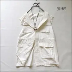 【美品】SHENERY　ボトムを選ばない！コーデの幅広がる可愛いベスト　ジレのサムネイル