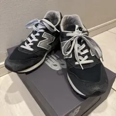 ◆new balance 996ネイビースニーカー24cm