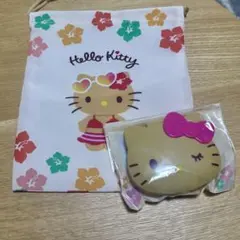 日焼けキティ　きんちゃく　つけまつげケース　２個セット