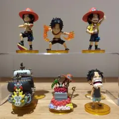 ワンピース ワールドコレクタブルフィギュア ヒストリーオブエース コンプ