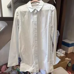 COS 長袖シャツ ホワイト サイズ36 薄い水色のサムネイル