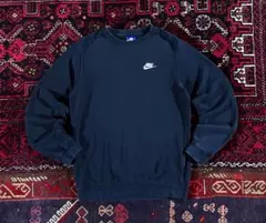 NIKE ナイキ ワンポイントロゴmスウェット トレーナー ブラック S