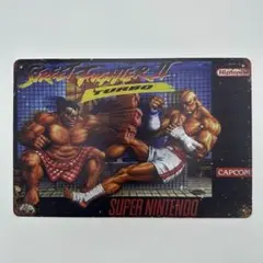 新品 ブリキ看板 ストリートファイターII ターボ スーパーファミコン レトロ