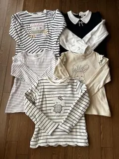 【女の子　130】 プティマイン入り♡ トップスまとめ売り 5枚セット