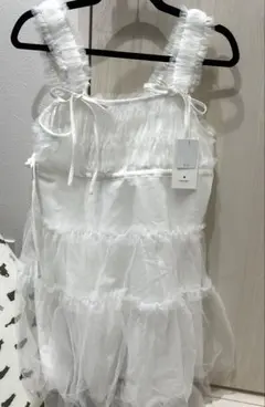 【新品美品】merryjenny チュールコルセットミニワンピース