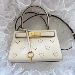 【極美品】トリーバーチ 2wayショルダーバッグ リーラジウィル レザー ハート