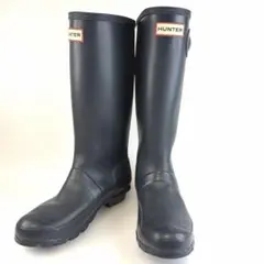 HUNTER レインブーツ UK4 23cm ネイビー 未使用 美品