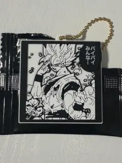 ドラゴンボール 40周年記念ラバマスビスケット ラバーマスコット バイバイ悟空