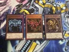 遊戯王 三幻神 オシリス オベリスク ラー レリーフ - メルカリ