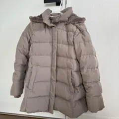 グローバルワーク　ウツクシルエット　撥水ダウンコート⭐︎モカ　M