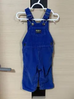 OshKosh オシュコシュ　コーデュロイオーバーオール 青　USA製　18M