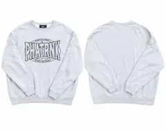PHATRNK ファットランク ビッグロゴ スウェット クルーネック グレー 