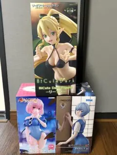 美少女　フィギュア　3体セット