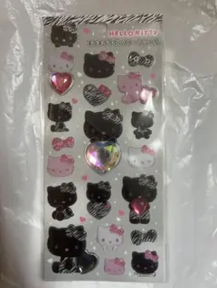 キラキララインストーンシール　キティ　ゼブラ　サンリオ　キラキラ