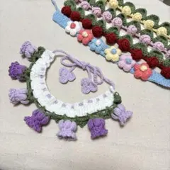 ✨1点のみ　ペット首飾り首輪　すずらんのペット用アクセサリー