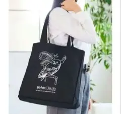ハリーポッター　タリーズ　トートバッグ　ハリポタ　ヘドウィグ　新品　黒 バッグのサムネイル