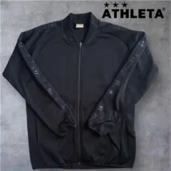 ATHLETA® スウェットジャージ　トップス　ブラック　Lサイズ　古着
