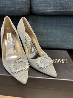 再値下げ！バッジェリーミシュカ/Badgley Mischka キラキラパンプス