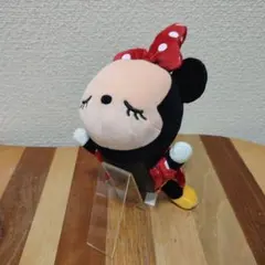 ディズニー　ミニーマウス　パスケース　ぬいぐるみ　小物入れ