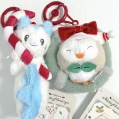 ポケモンセンター クリスマス ぬいぐるみ マスコット モクロー パチリス 2点