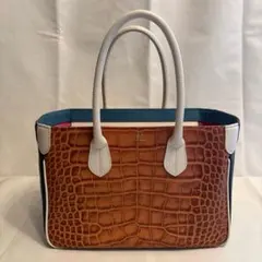 美品　エミリオプッチ　ミニトートバッグ　オレンジ　総柄 美品 エミリオプッチ ミニトートバッグ オレンジ 総柄 - メルカリ