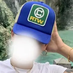 orteiz Box Trucker 青 メッシュ UK限定 購入前にコメント