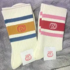 ドムドム DOMDOM ドムドムハンバーガー 靴下 ソックス 2個セット