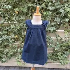 スクエアネック　フリル　ワンピ　90