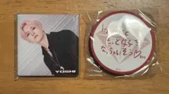 TREASURE REBOOT スクエア缶バッチカプセルトイ ヨシ