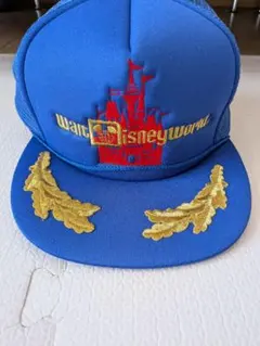 80-90s ディズニーランド シンデレラ城 メッシュキャップ - メルカリ