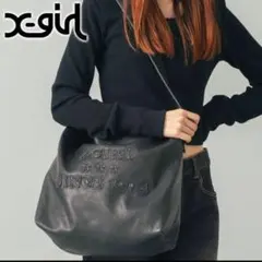 エックスガール ショルダーバッグ X-girl バッグ 斜めがけ 現行品