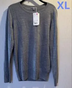 ユニクロ　エクストラファインメリノクルーネックセーター　XLサイズ