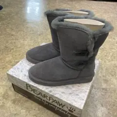 BEARPAW グレー ムートンブーツ