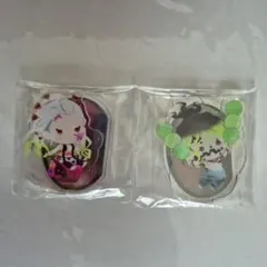 鬼滅の刃 ゆらふわランダムミニアクリルマスコット和菓子ver 妓夫太郎堕姫セット