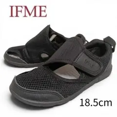 [18.5cm] IFME 워터 슈즈 샌들 블랙 블랙
