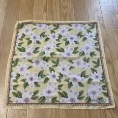 HANAE MORI ハナエモリ ハンカチ 花柄 イエロー系