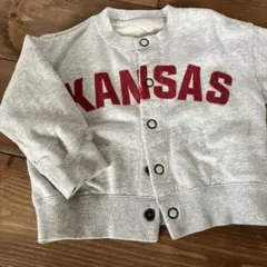 Lee KANSAS ロゴ カーディガン 80