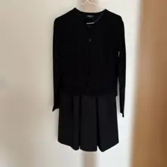 COMME CA ISM ブラック ワンピース 160A 卒業式 入学式