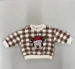サンタ　ミッキー　クリスマス　トレーナー　韓国子ども服　ディズニー