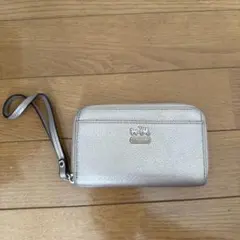 COACH メタリック ミニ財布 リストレット