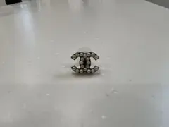 珍珠 Coco 標誌耳環 單個 Chanel